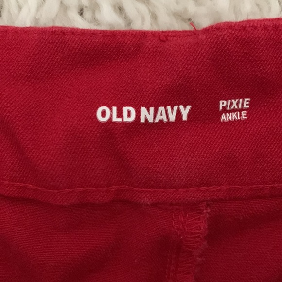 Red old navy slacks - Picture 2 of 4